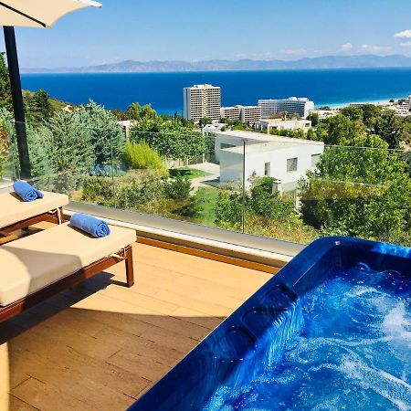 Ferienwohnung Flyviewflatsblue Privatehottub With Seaview Ixia  Exterior foto